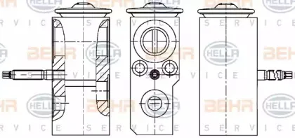 8UW 351 234-641 HELLA Форсунка, расширительный клапан 8UW 351 234-641 HELLA Форсунка, расширительный клапан