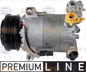8FK 351 272-381 HELLA Компрессор, кондиционер 8FK 351 272-381 HELLA Компрессор, кондиционер