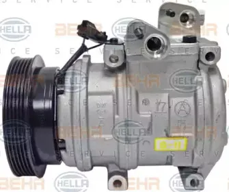 8FK 351 273-301 HELLA Компрессор, кондиционер 8FK 351 273-301 HELLA Компрессор, кондиционер