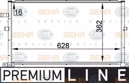 8FC 351 300-321 HELLA Конденсатор, кондиционер 8FC 351 300-321 HELLA Конденсатор, кондиционер