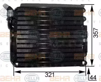 8FC 351 300-681 HELLA Конденсатор, кондиционер 8FC 351 300-681 HELLA Конденсатор, кондиционер