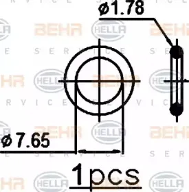 8FC 351 303-504 HELLA Конденсатор, кондиционер 8FC 351 303-504 HELLA Конденсатор, кондиционер