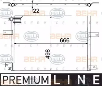 8FC 351 307-611 HELLA Конденсатор, кондиционер 8FC 351 307-611 HELLA Конденсатор, кондиционер