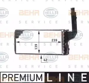 8FH 351 311-651 HELLA Теплообменник, отопление салона 8FH 351 311-651 HELLA Теплообменник, отопление салона