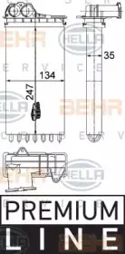 8FH 351 315-561 HELLA Теплообменник, отопление салона 8FH 351 315-561 HELLA Теплообменник, отопление салона