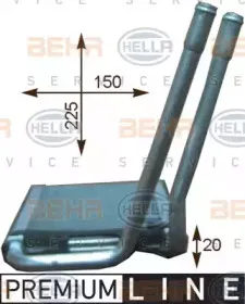 8FH 351 315-681 HELLA Теплообменник, отопление салона 8FH 351 315-681 HELLA Теплообменник, отопление салона