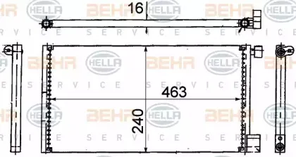8FC 351 318-771 HELLA Конденсатор, кондиционер 8FC 351 318-771 HELLA Конденсатор, кондиционер