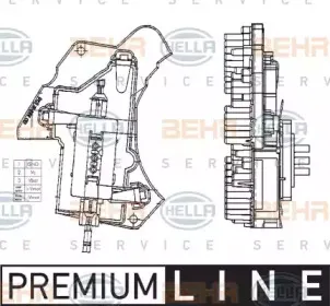 5HL 351 321-011 HELLA Регулятор, вентилятор салона 5HL 351 321-011 HELLA Регулятор, вентилятор салона