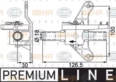 9XL 351 328-041 HELLA Регулирующий клапан охлаждающей жидкости 9XL 351 328-041 HELLA Регулирующий клапан охлаждающей жидкости