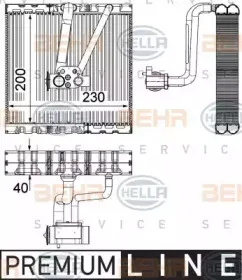 8FV 351 330-711 HELLA Испаритель, кондиционер 8FV 351 330-711 HELLA Испаритель, кондиционер