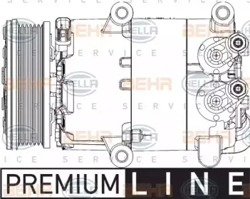 8FK 351 334-441 HELLA Компрессор, кондиционер 8FK 351 334-441 HELLA Компрессор, кондиционер