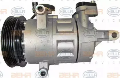 8FK 351 334-521 HELLA Компрессор, кондиционер 8FK 351 334-521 HELLA Компрессор, кондиционер
