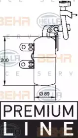 8FT 351 335-101 HELLA Осушитель, кондиционер 8FT 351 335-101 HELLA Осушитель, кондиционер