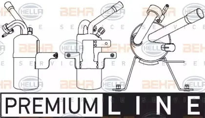 8FT 351 335-321 HELLA Осушитель, кондиционер 8FT 351 335-321 HELLA Осушитель, кондиционер