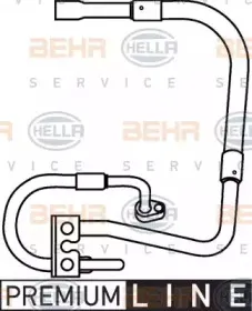 9GS 351 337-281 HELLA Трубопровод высокого давления, кондиционер 9GS 351 337-281 HELLA Трубопровод высокого давления, кондиционер