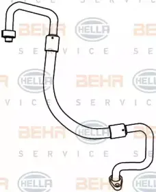 9GS 351 338-121 HELLA Трубопровод высокого / низкого давления, кондиционер 9GS 351 338-121 HELLA Трубопровод высокого / низкого давления, кондиционер