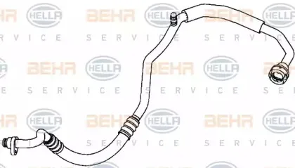 9GS 351 338-251 HELLA Трубопровод низкого давления, кондиционер 9GS 351 338-251 HELLA Трубопровод низкого давления, кондиционер