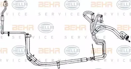 9GS 351 338-361 HELLA Трубопровод высокого / низкого давления, кондиционер 9GS 351 338-361 HELLA Трубопровод высокого / низкого давления, кондиционер