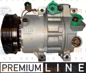 8FK 351 340-041 HELLA Компрессор, кондиционер 8FK 351 340-041 HELLA Компрессор, кондиционер