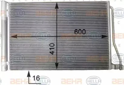 8FC 351 343-201 HELLA Конденсатор, кондиционер 8FC 351 343-201 HELLA Конденсатор, кондиционер