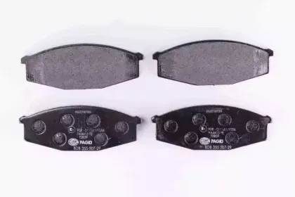 8DB 355 007-291 HELLA Комплект тормозных колодок, дисковый тормоз 8DB 355 007-291 HELLA Комплект тормозных колодок, дисковый тормоз