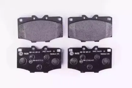 8DB 355 007-301 HELLA Комплект тормозных колодок, дисковый тормоз 8DB 355 007-301 HELLA Комплект тормозных колодок, дисковый тормоз