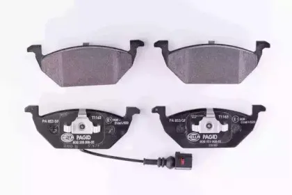 8DB 355 008-551 HELLA Комплект тормозных колодок, дисковый тормоз 8DB 355 008-551 HELLA Комплект тормозных колодок, дисковый тормоз