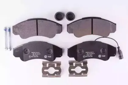 8DB 355 010-401 HELLA Комплект тормозных колодок, дисковый тормоз 8DB 355 010-401 HELLA Комплект тормозных колодок, дисковый тормоз