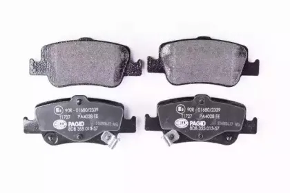 8DB 355 013-571 HELLA Комплект тормозных колодок, дисковый тормоз 8DB 355 013-571 HELLA Комплект тормозных колодок, дисковый тормоз