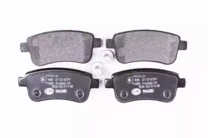 8DB 355 014-581 HELLA Комплект тормозных колодок, дисковый тормоз 8DB 355 014-581 HELLA Комплект тормозных колодок, дисковый тормоз