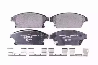 8DB 355 015-241 HELLA Комплект тормозных колодок, дисковый тормоз 8DB 355 015-241 HELLA Комплект тормозных колодок, дисковый тормоз