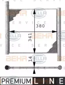 8MK 376 712-551 HELLA Радиатор, охлаждение двигателя 8MK 376 712-551 HELLA Радиатор, охлаждение двигателя