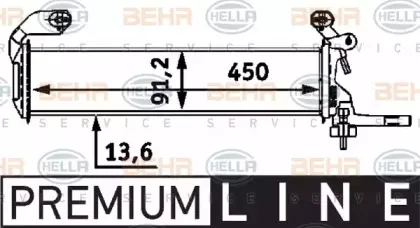 8MK 376 712-661 HELLA Радиатор, охлаждение двигателя 8MK 376 712-661 HELLA Радиатор, охлаждение двигателя