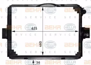 8MK 376 717-551 HELLA Радиатор, охлаждение двигателя 8MK 376 717-551 HELLA Радиатор, охлаждение двигателя