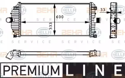 8ML 376 723-101 HELLA Интеркулер 8ML 376 723-101 HELLA Интеркулер