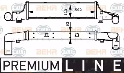 8ML 376 723-131 HELLA Интеркулер 8ML 376 723-131 HELLA Интеркулер