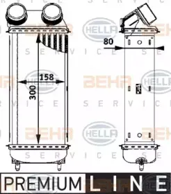 8ML 376 723-561 HELLA Интеркулер 8ML 376 723-561 HELLA Интеркулер