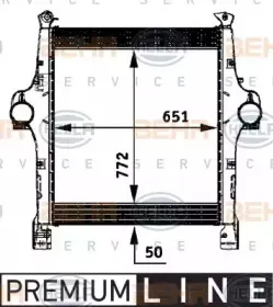 8ML 376 724-301 HELLA Интеркулер 8ML 376 724-301 HELLA Интеркулер