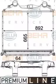 8ML 376 724-361 HELLA Интеркулер 8ML 376 724-361 HELLA Интеркулер