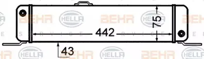 8MO 376 727-671 HELLA масляный радиатор, двигательное масло 8MO 376 727-671 HELLA масляный радиатор, двигательное масло