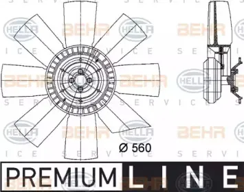 8MV 376 731-101 HELLA Вентилятор, охлаждение двигателя 8MV 376 731-101 HELLA Вентилятор, охлаждение двигателя