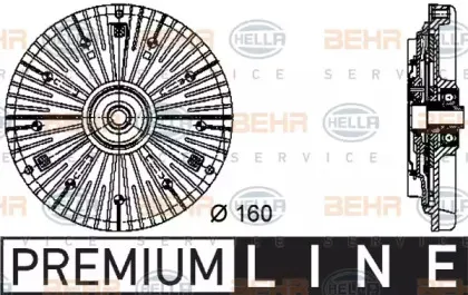 8MV 376 732-071 HELLA Сцепление, вентилятор радиатора 8MV 376 732-071 HELLA Сцепление, вентилятор радиатора