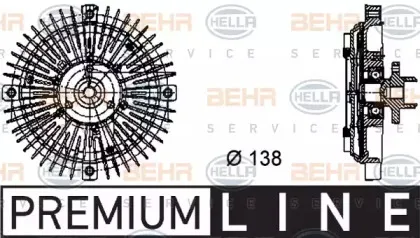 8MV 376 732-221 HELLA Сцепление, вентилятор радиатора 8MV 376 732-221 HELLA Сцепление, вентилятор радиатора