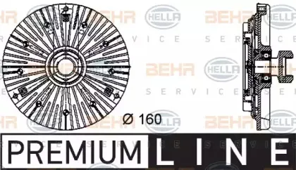 8MV 376 732-441 HELLA Сцепление, вентилятор радиатора 8MV 376 732-441 HELLA Сцепление, вентилятор радиатора