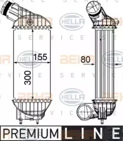 8ML 376 746-591 HELLA Интеркулер 8ML 376 746-591 HELLA Интеркулер
