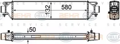8ML 376 746-691 HELLA Интеркулер 8ML 376 746-691 HELLA Интеркулер