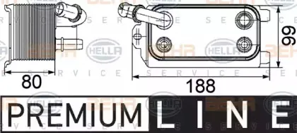 8MO 376 747-161 HELLA Масляный радиатор, автоматическая коробка передач 8MO 376 747-161 HELLA Масляный радиатор, автоматическая коробка передач