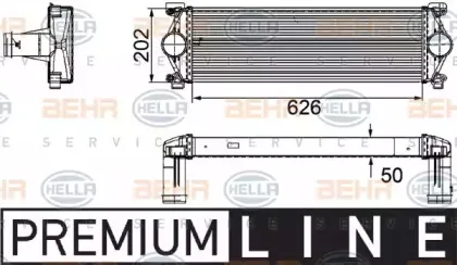 8ML 376 756-121 HELLA Интеркулер 8ML 376 756-121 HELLA Интеркулер