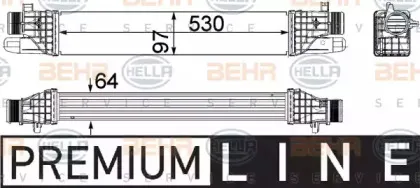 8ML 376 756-271 HELLA Интеркулер 8ML 376 756-271 HELLA Интеркулер