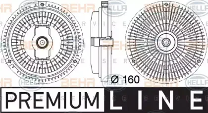 8MV 376 757-331 HELLA Сцепление, вентилятор радиатора 8MV 376 757-331 HELLA Сцепление, вентилятор радиатора